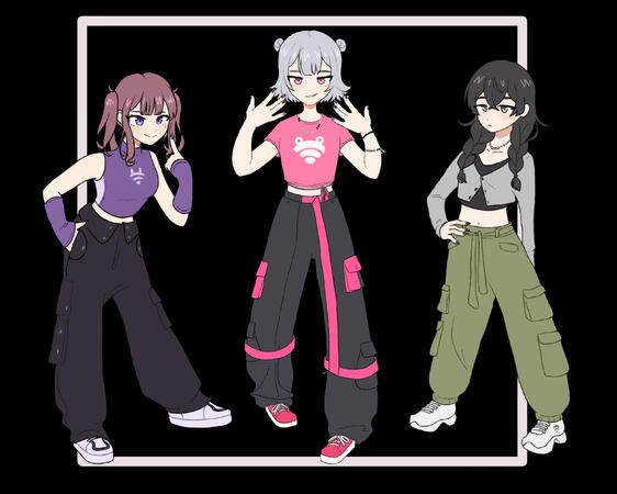 Natsuki Karin, Koharu Rikka, and Hanakuma Chifuyu - TOKYO6 Entertainment